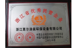 2009年省优良民营企业